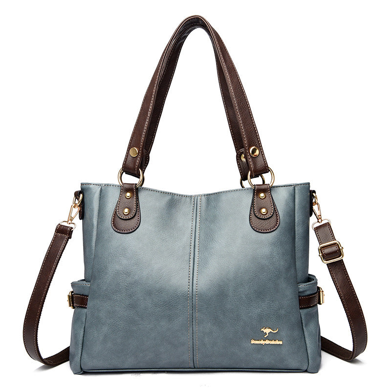 Bright Color Handbag Crossbody Leather Purse