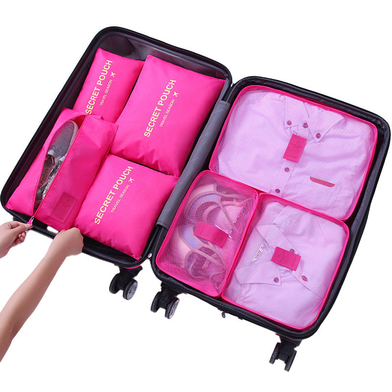 7 in 1 Foldable Travel Organizer Bag Set