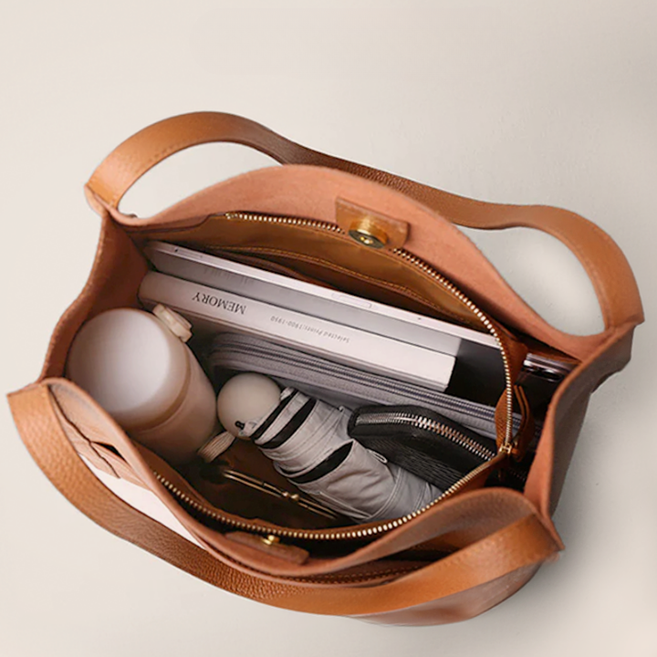 Solid Color Simple Shoulder Bag