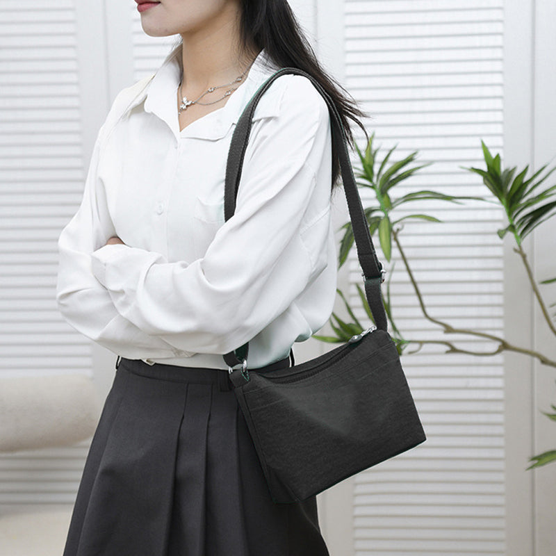 One-shoulder Cross-body Nylon Bag