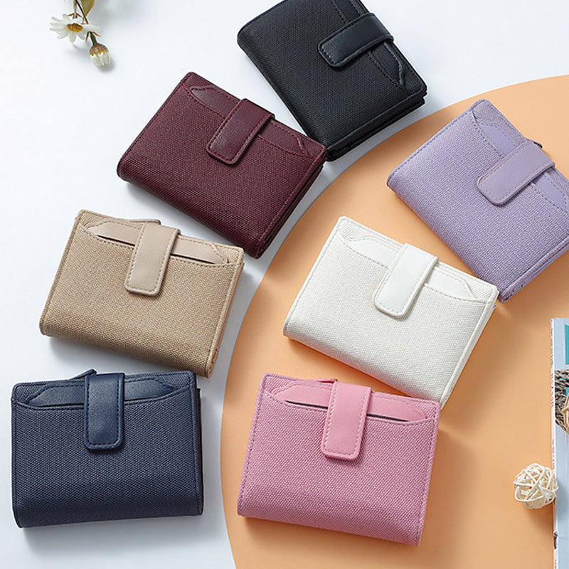 Coin Purse with Buckle Closure
