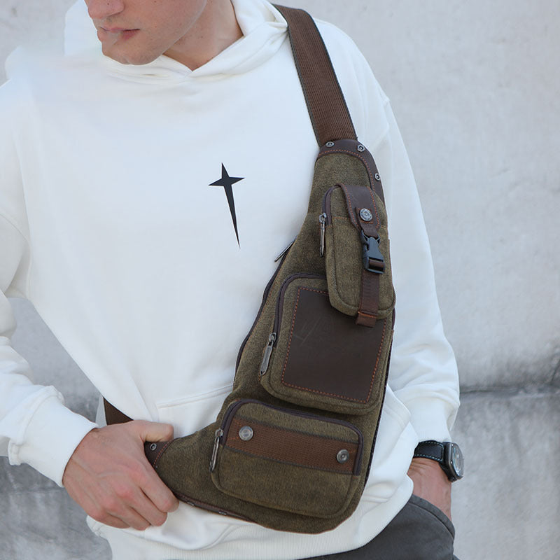 Crescent-shaped Cross-body Chest Bag