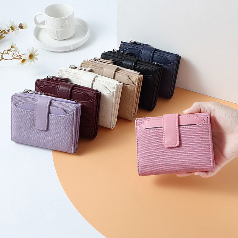 Coin Purse with Buckle Closure