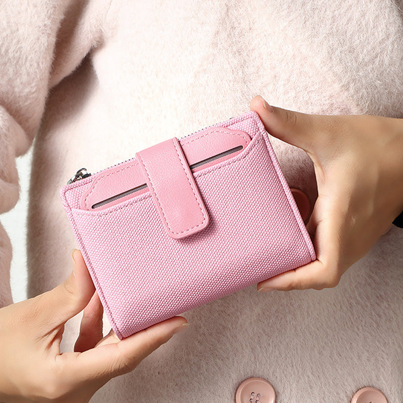 Coin Purse with Buckle Closure