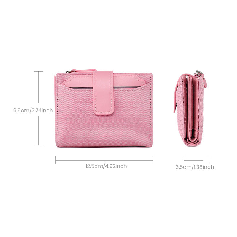 Coin Purse with Buckle Closure