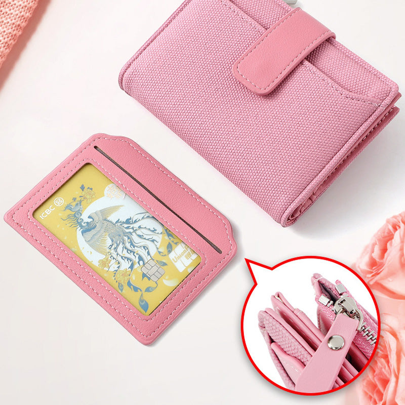 Coin Purse with Buckle Closure