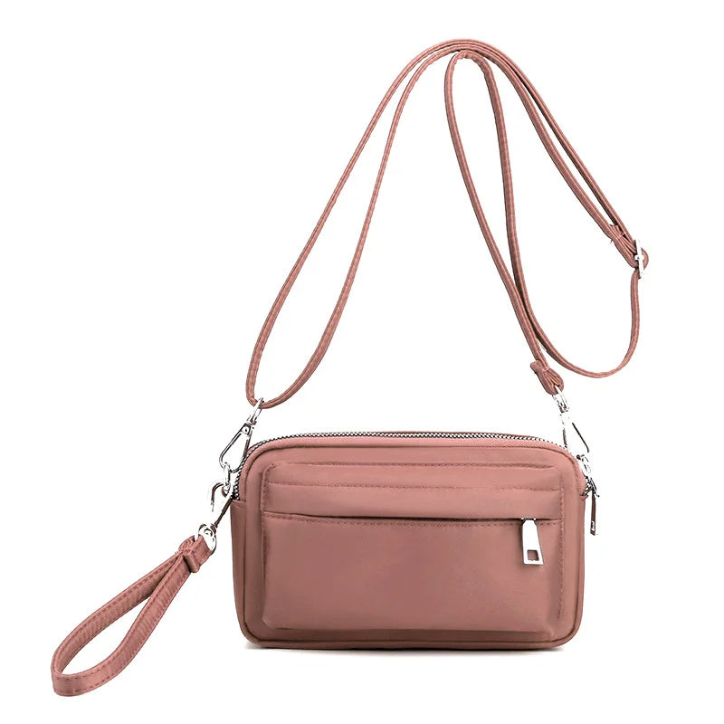 Women's fashionable shoulder bag made of nylon