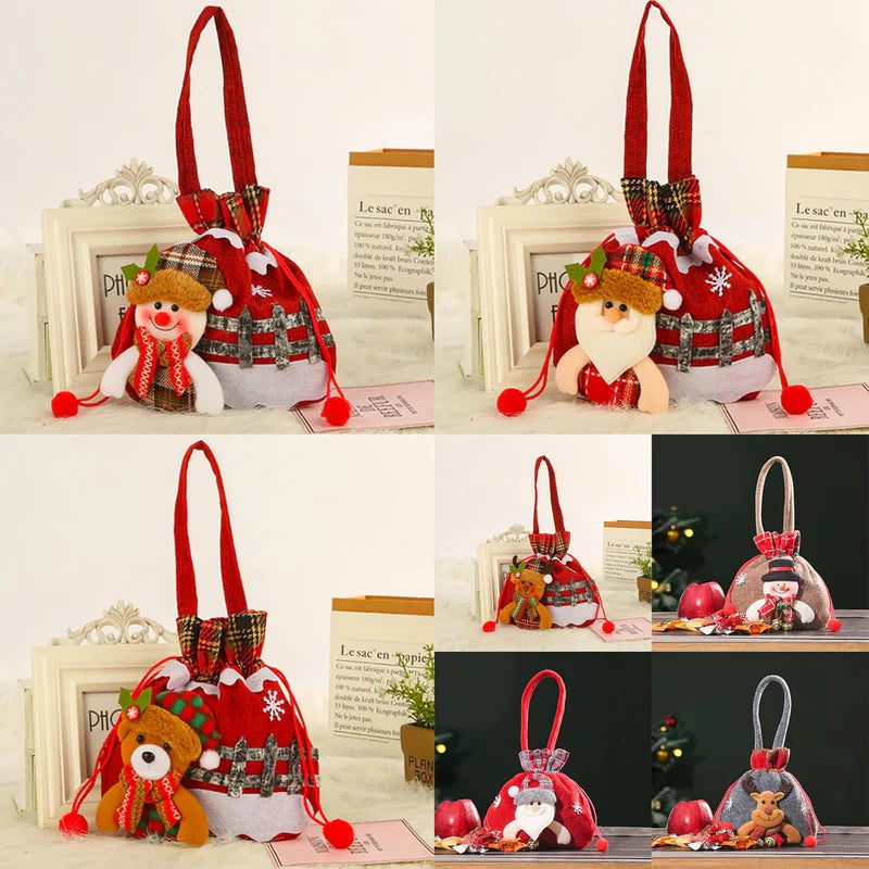 Christmas Gift Snowman Doll Bag