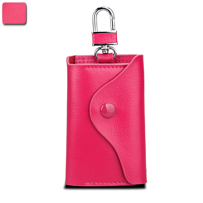 Leather Car Keychain Wallet