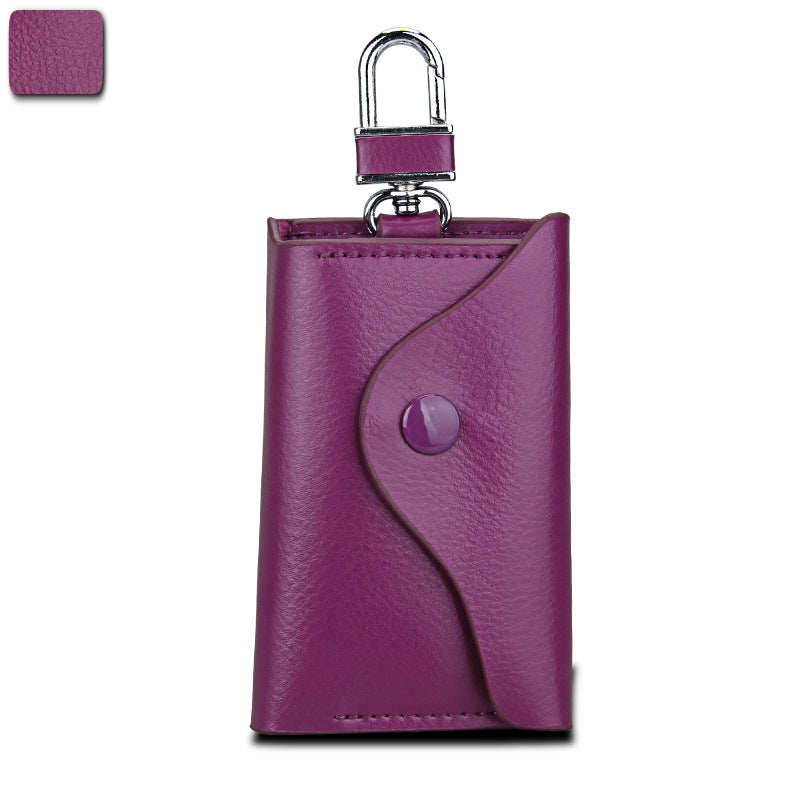 Leather Car Keychain Wallet