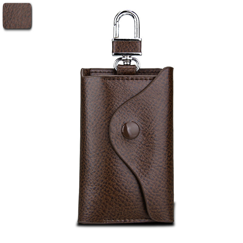 Leather Car Keychain Wallet