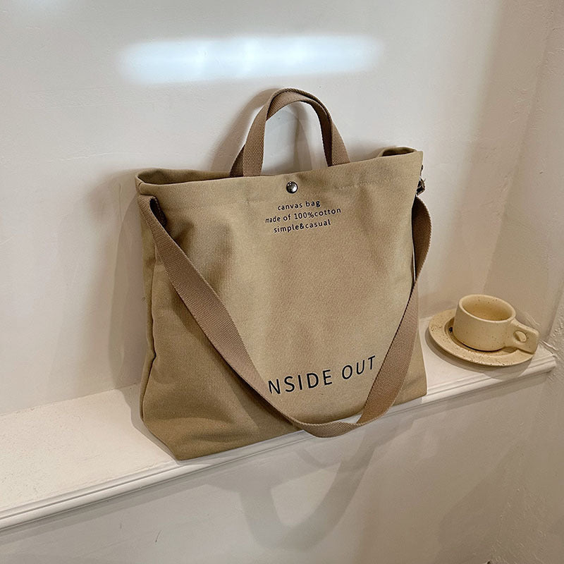 Vintage Canvas Shoulder Bag