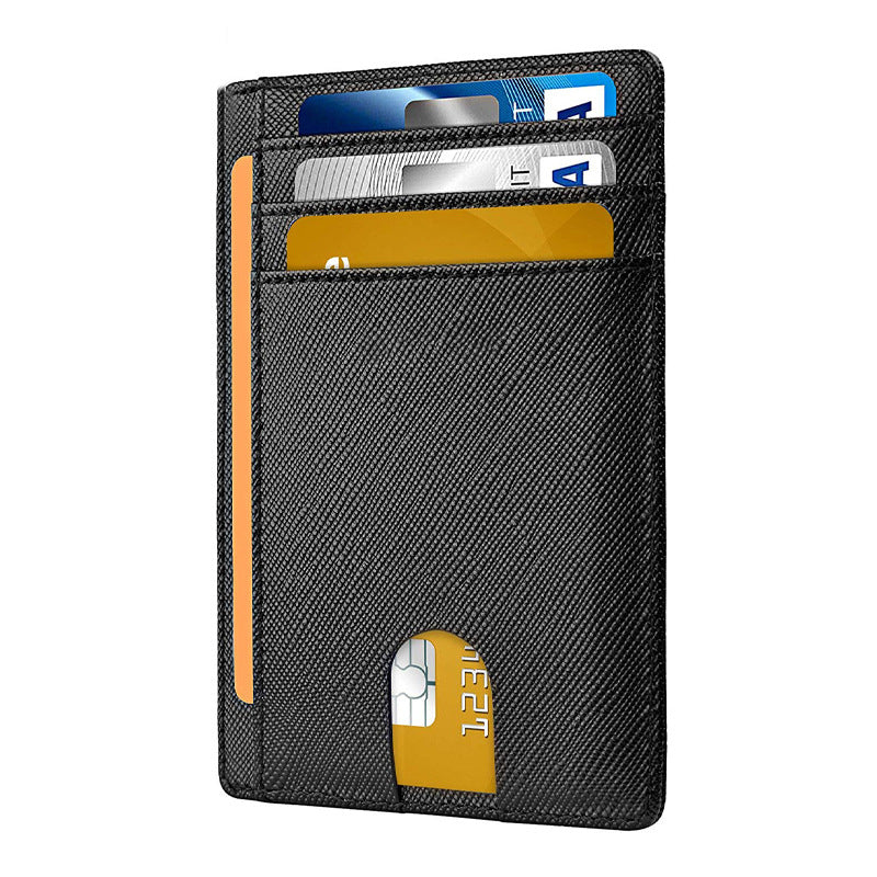Slim Minimalist RFID Blocking Leather Wallets