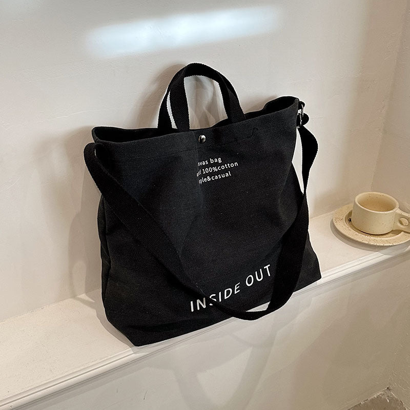 Vintage Canvas Shoulder Bag