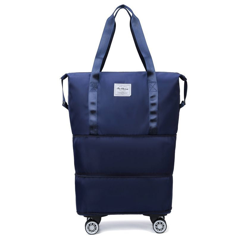 Travel bag with universal wheels