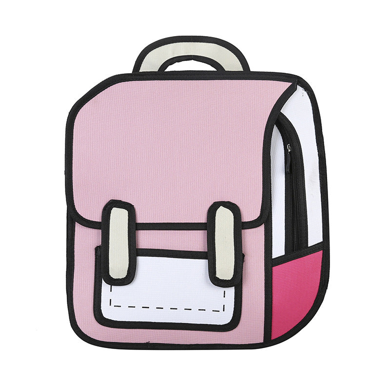 2D Cartoon Funny Backpack