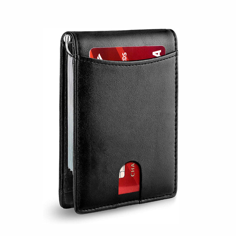 Genuine Leather Anti-theft Swipe Card Holder – luvtoo