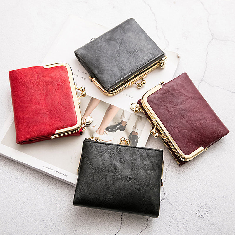 Mini Fashion Ladies Square Short Wallet
