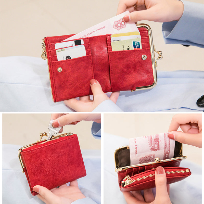 Mini Fashion Ladies Square Short Wallet