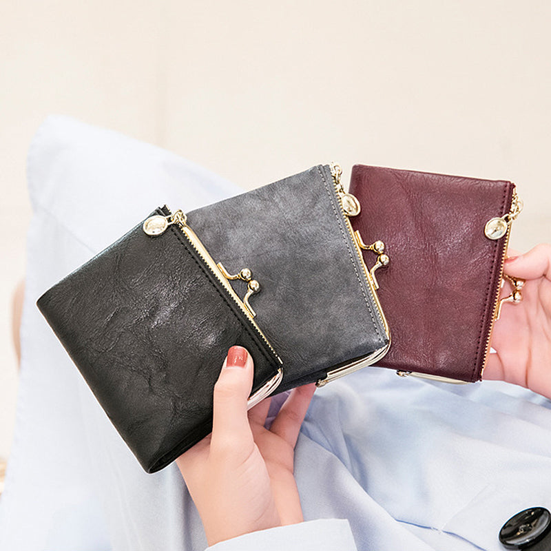Mini Fashion Ladies Square Short Wallet