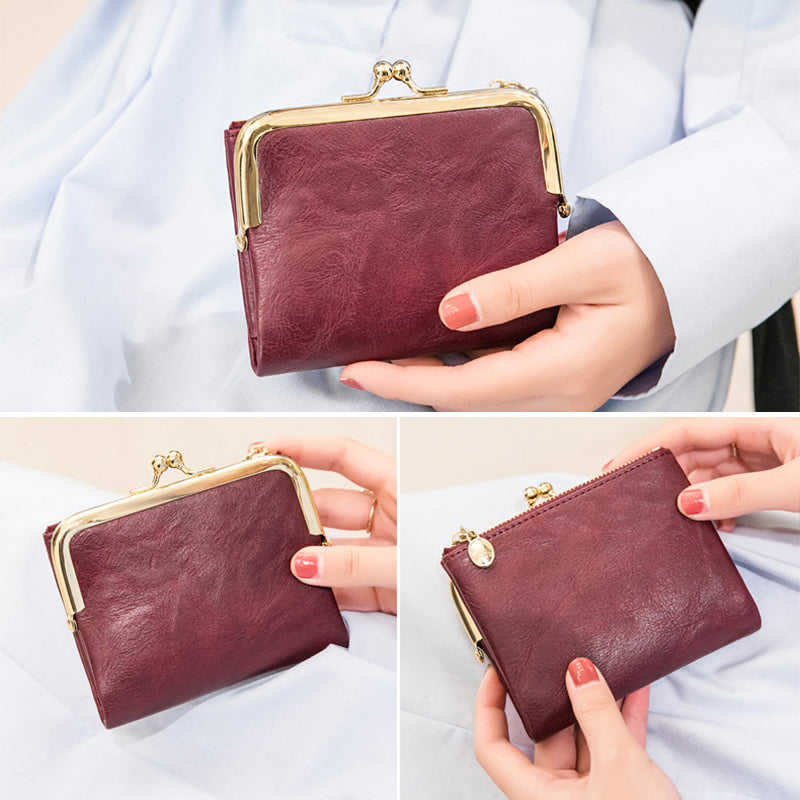 Mini Fashion Ladies Square Short Wallet