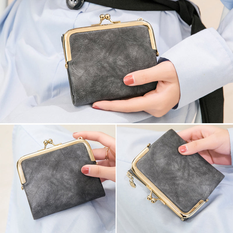 Mini Fashion Ladies Square Short Wallet