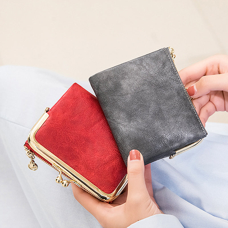 Mini Fashion Ladies Square Short Wallet