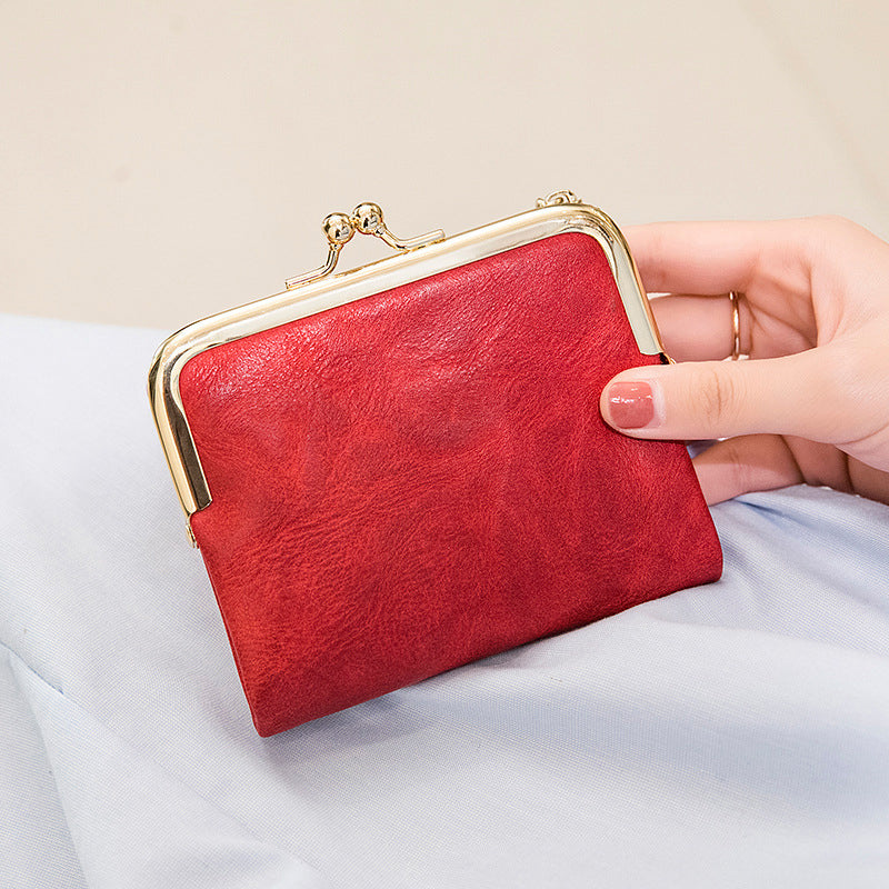 Mini Fashion Ladies Square Short Wallet