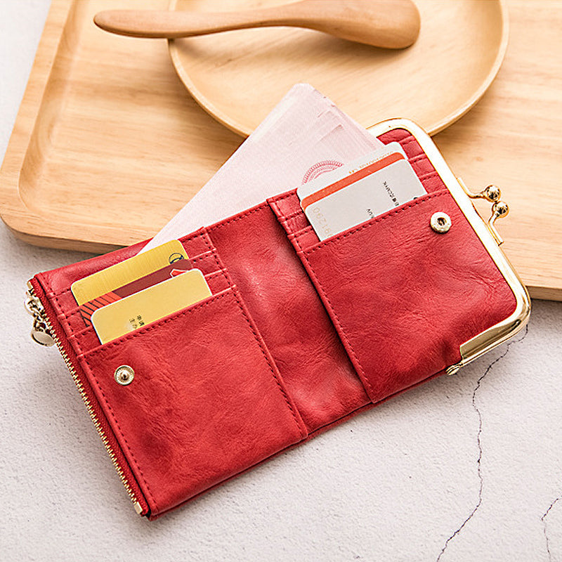 Mini Fashion Ladies Square Short Wallet