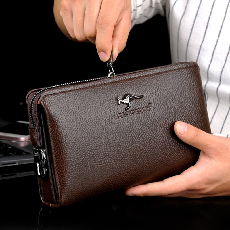 Men's Clutch Zipper Wallet