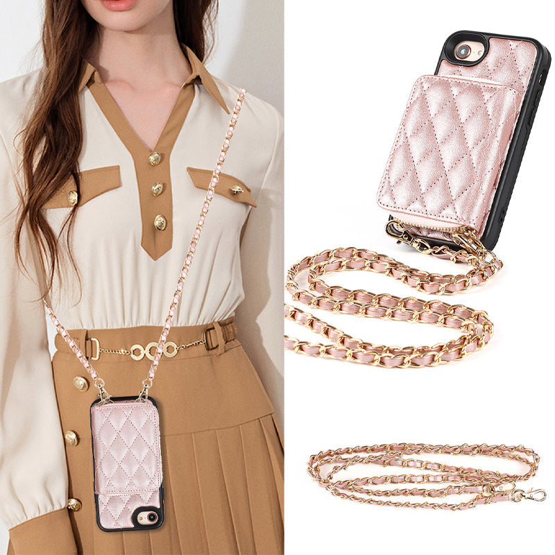 Women's Phone Case Wallet, Phone Bag with Crossbody Strap