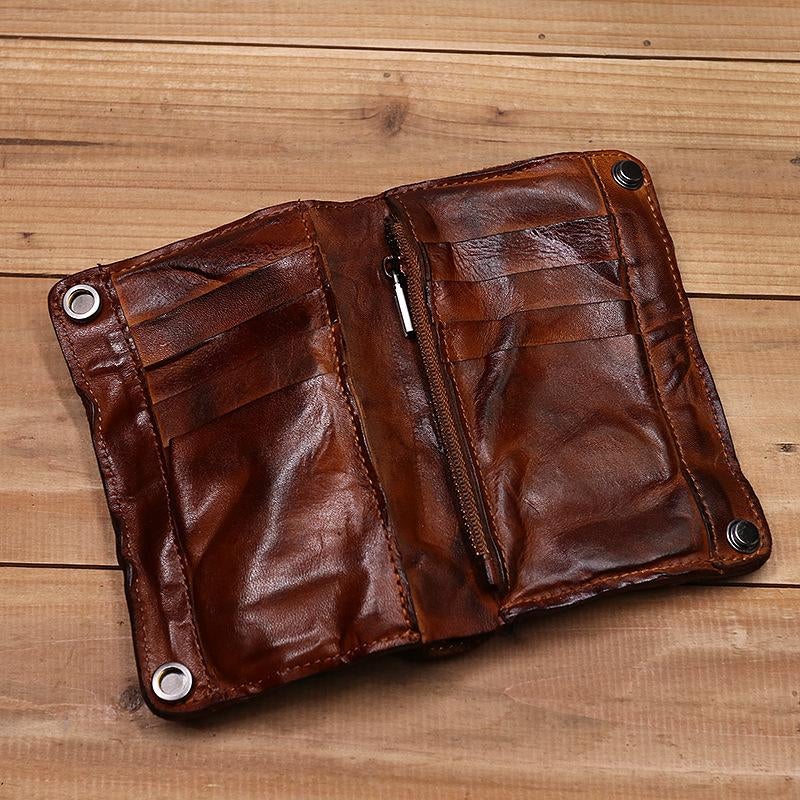 Men's Business Retro Multi-slot Card Holder Wallet
