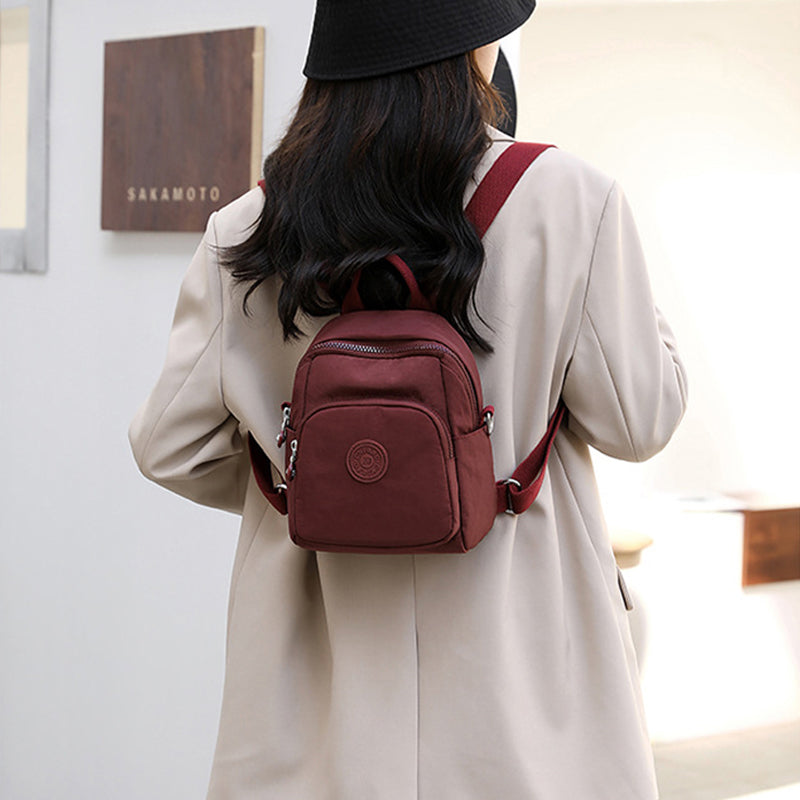 Small Ladies Rucksacks Mini Nylon Women's Backpack, Casual Lightweight Small Daypack – luvtoo