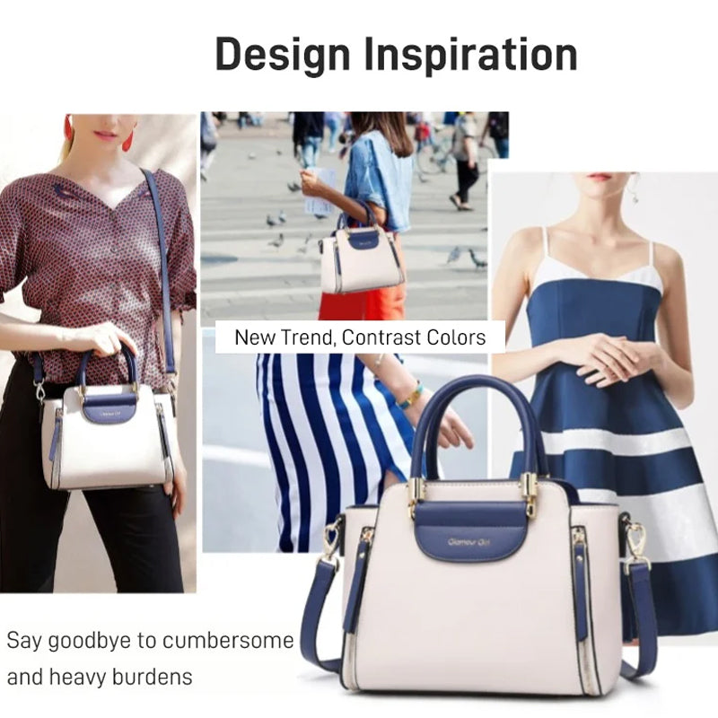 All-Match Contrast Color Bag