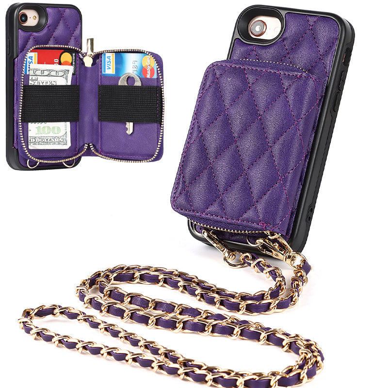 Women's Phone Case Wallet, Phone Bag with Crossbody Strap