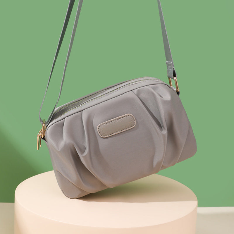 Stylish Pleated Simple Crossbody Bag