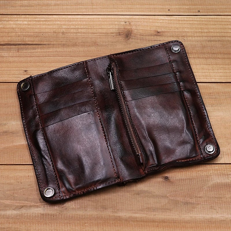 Men's Business Retro Multi-slot Card Holder Wallet