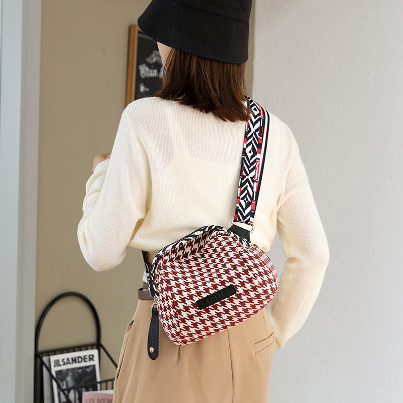 Houndstooth Small Bag