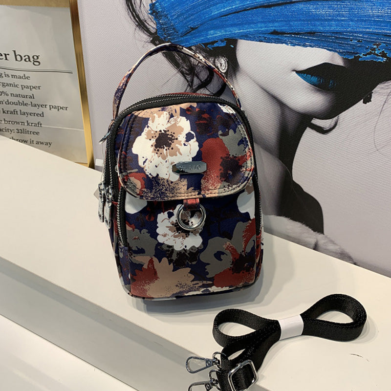Nylon Print Crossbody Bag