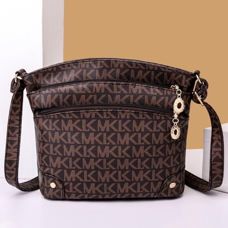 New Retro Printed Single-Shoulder Bag