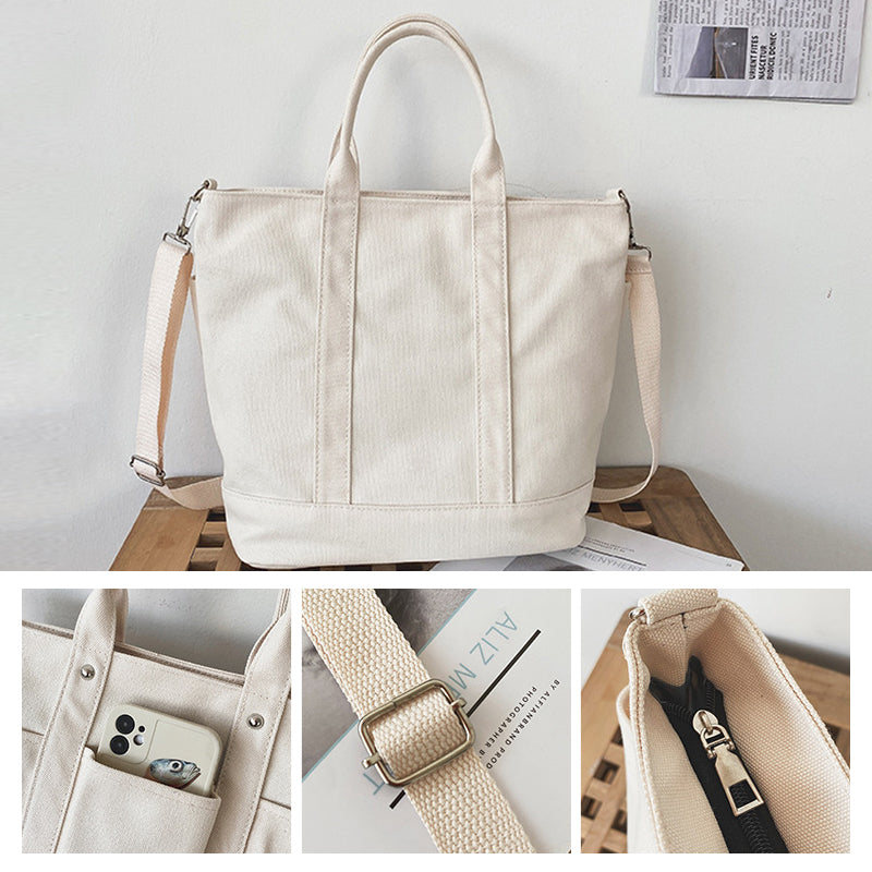 Retro Versatile Casual Canvas Portable Messenger Bag