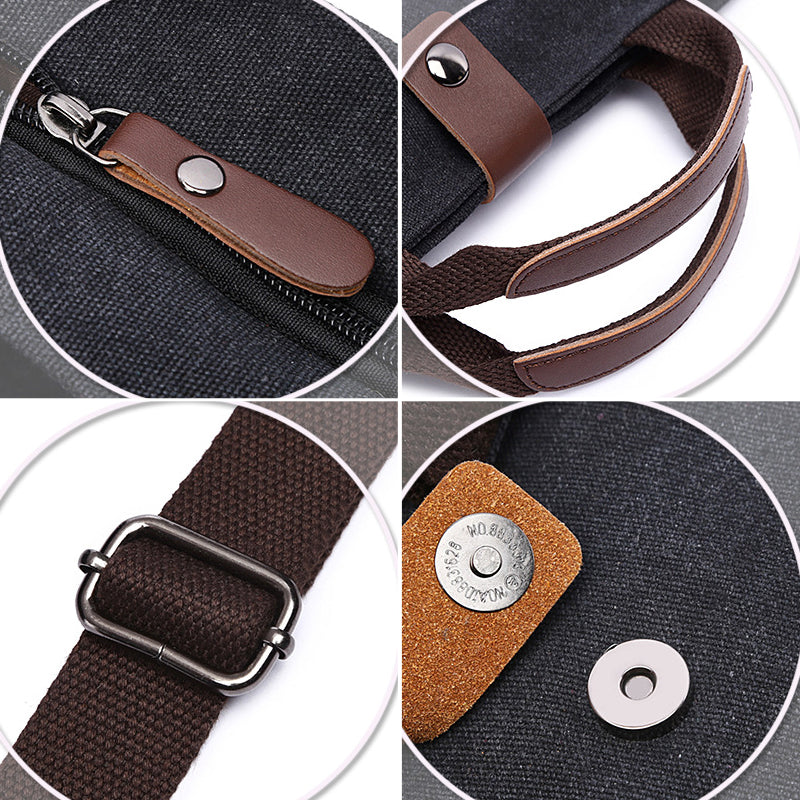 Men's Casual Canvas Messenger Shoulder Bag