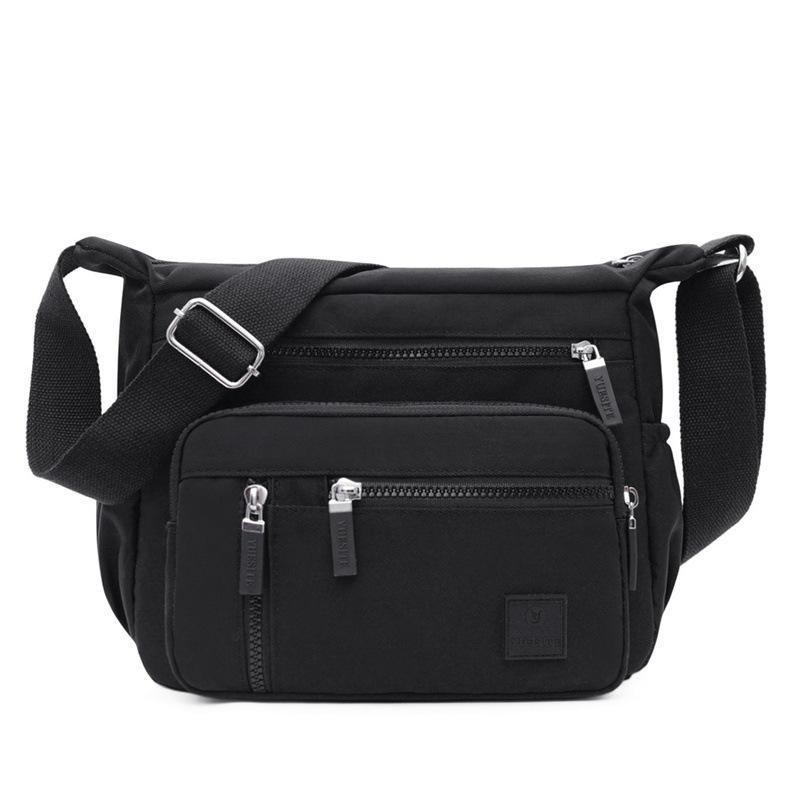 Multi-Pocket Waterproof Messenger Bag