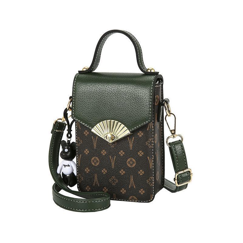 New Retro Fashion Cross Flower Envelope Design Mini Mobile Phone Bag