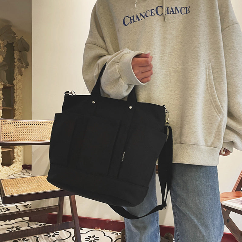 Retro Versatile Casual Canvas Portable Messenger Bag