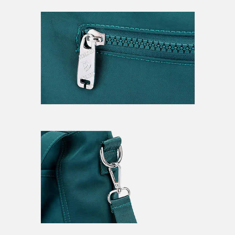 Women's Crossbody Lightweight Multi-Pocket Zipper Pocket Nylon Shoulder Bag