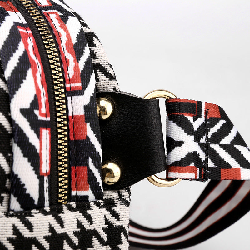 Houndstooth Small Bag