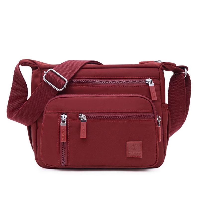 Multi-Pocket Waterproof Messenger Bag