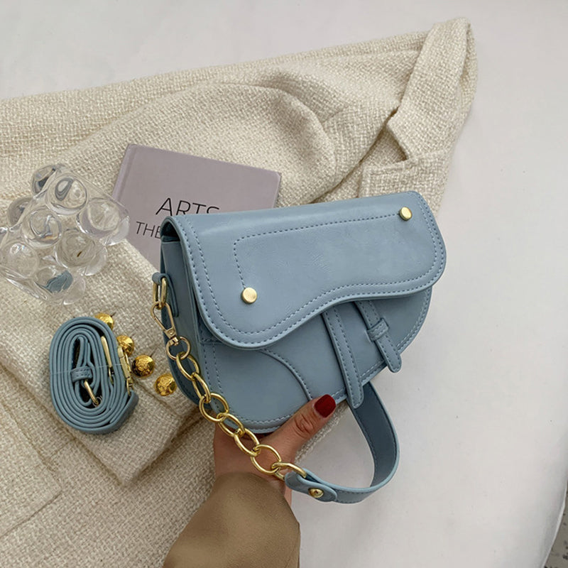 Luxury Vintage Ornament Saddle Bag