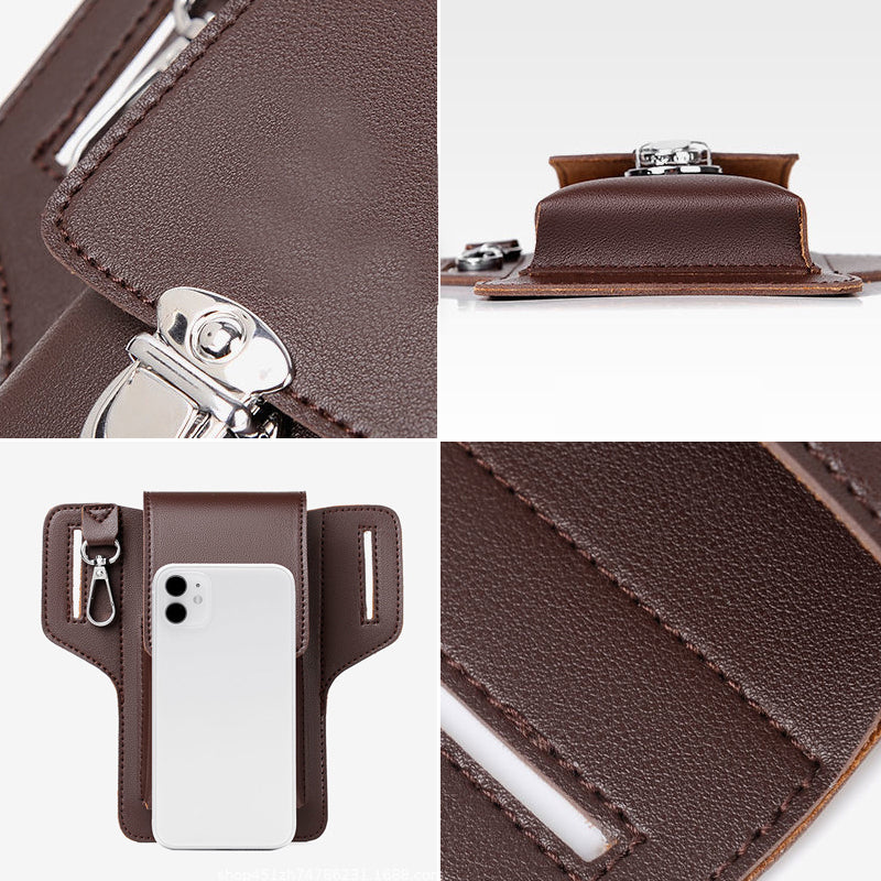 Vertical Mobile Phone Waist Bag